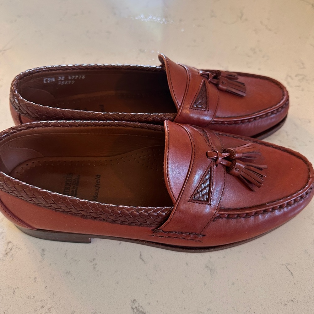 Allen Edmonds Men's Brown Tassel Loafers